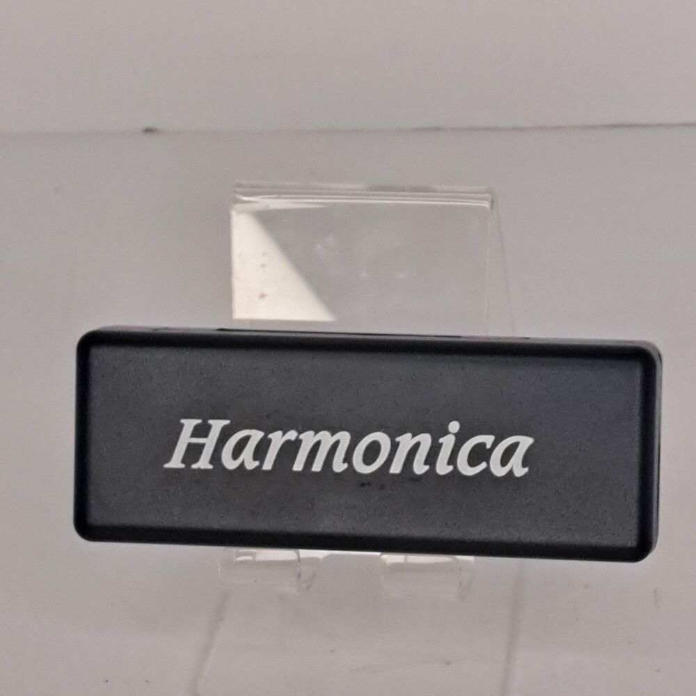 Dmt'S 10 Hole Harmonica Red Metal Harp With Plastic Case Beginner Blues Key